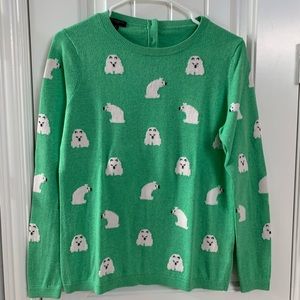 Polar Bear Sweater - Talbots Medium Petite